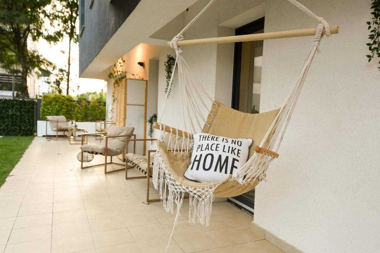 Appartement Vacation Feel - 2br With Terrace & Private Parking In Baneasa Bucarest